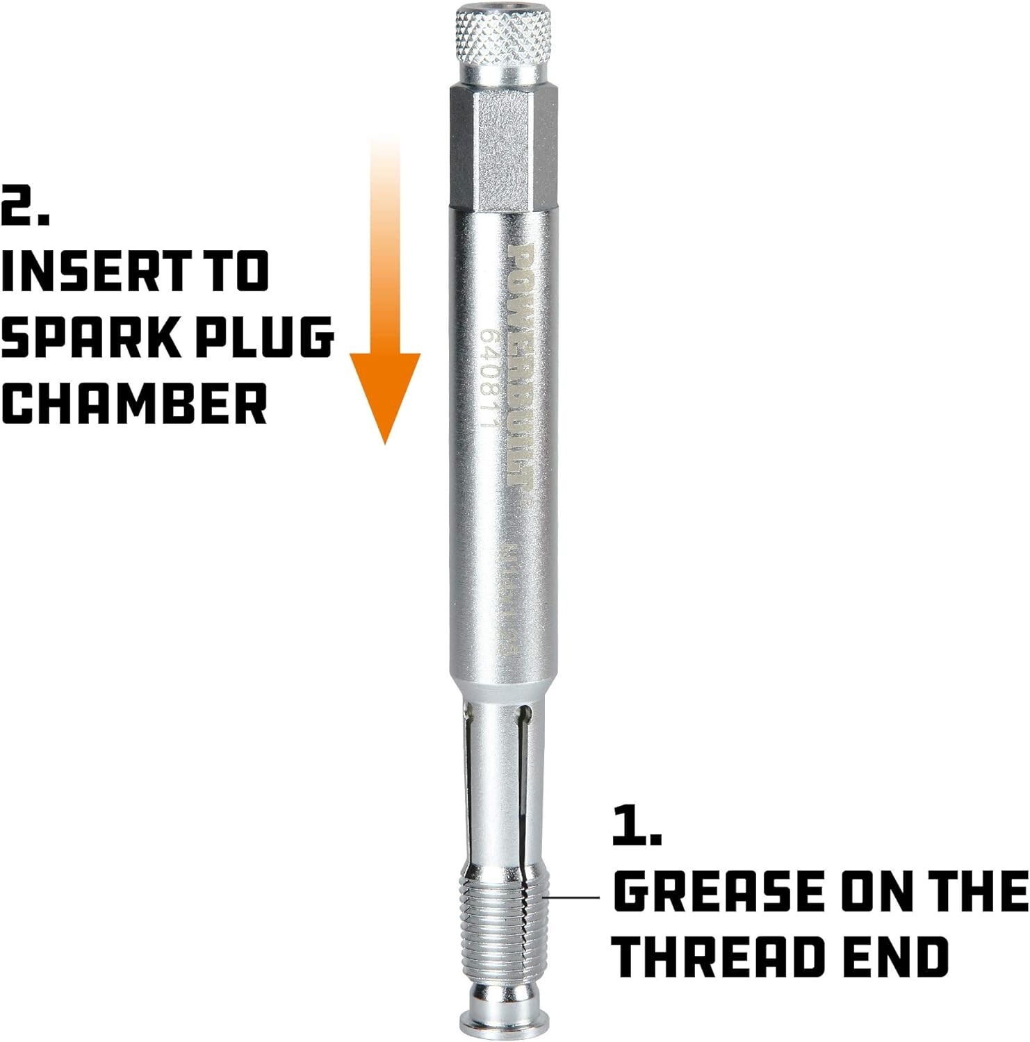 Precision 14mm Back-Tap Tool for Effortless Spark Plug Thread Restoration