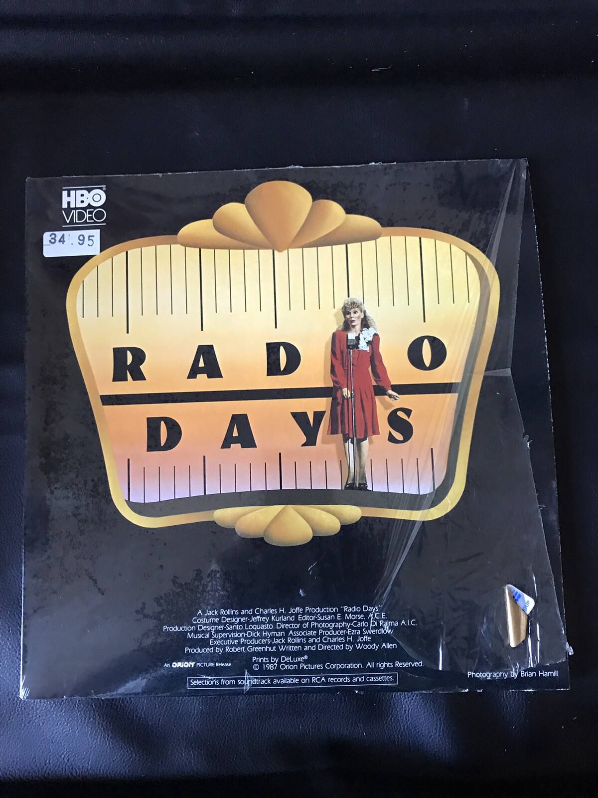 Radio Days Laserdisc LD Woody Allen Mia Farrow