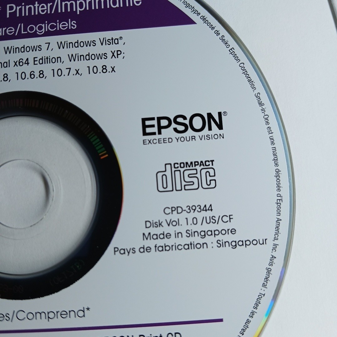 Epson XP-610 Printer Software CD