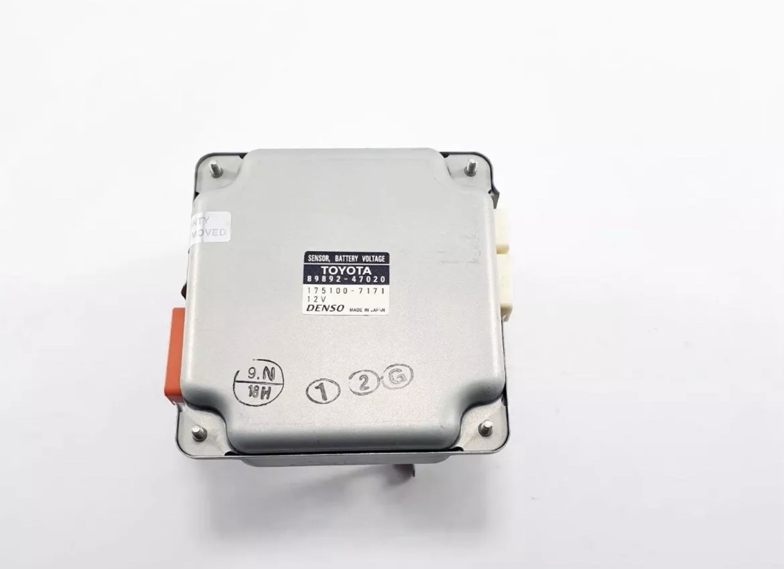 10-15 Toyota Prius Hybrid Battery Voltage Sensor Control Module Ecu READ