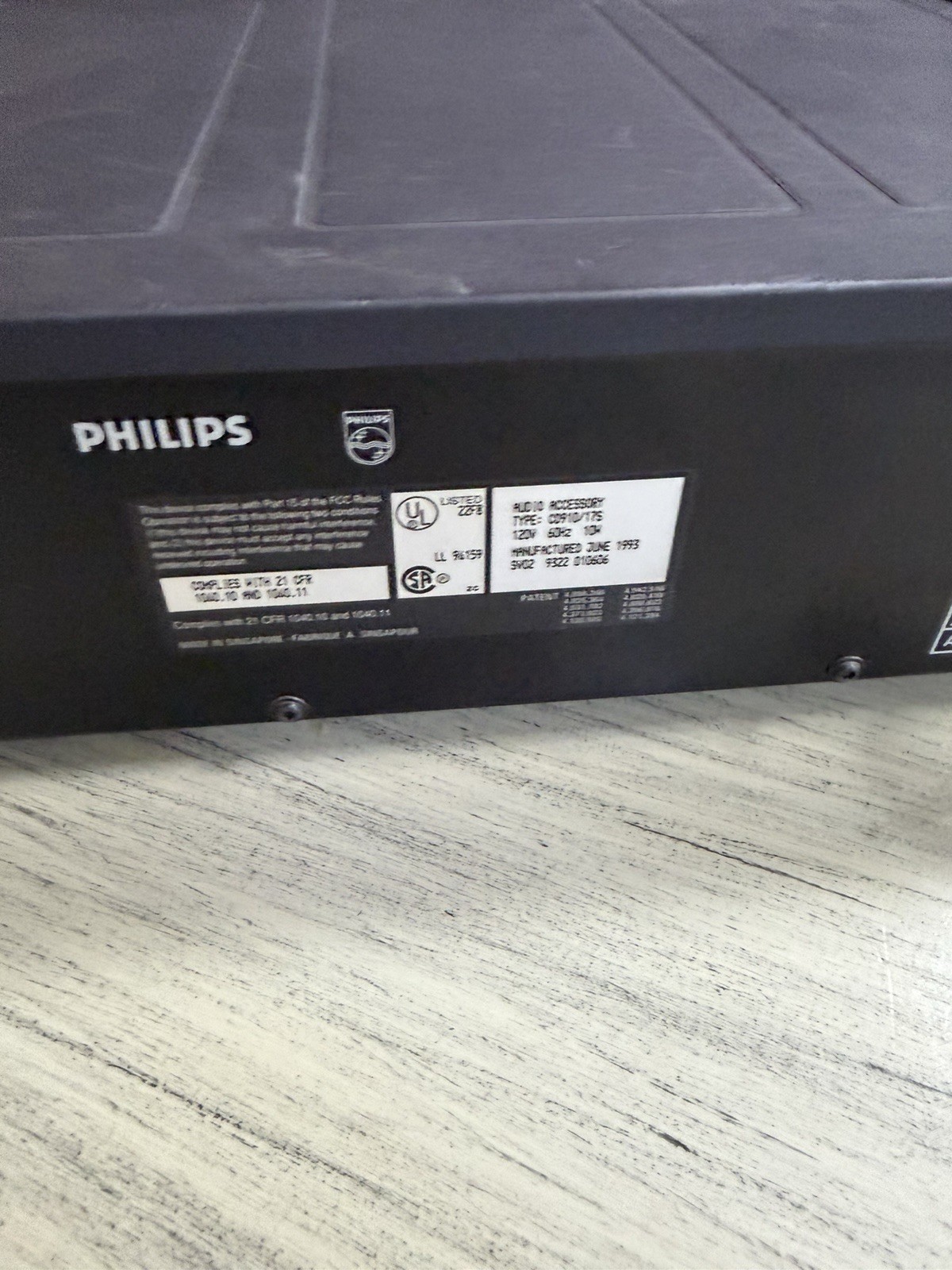 Philips CD910 Compact Disc CD Player (read)