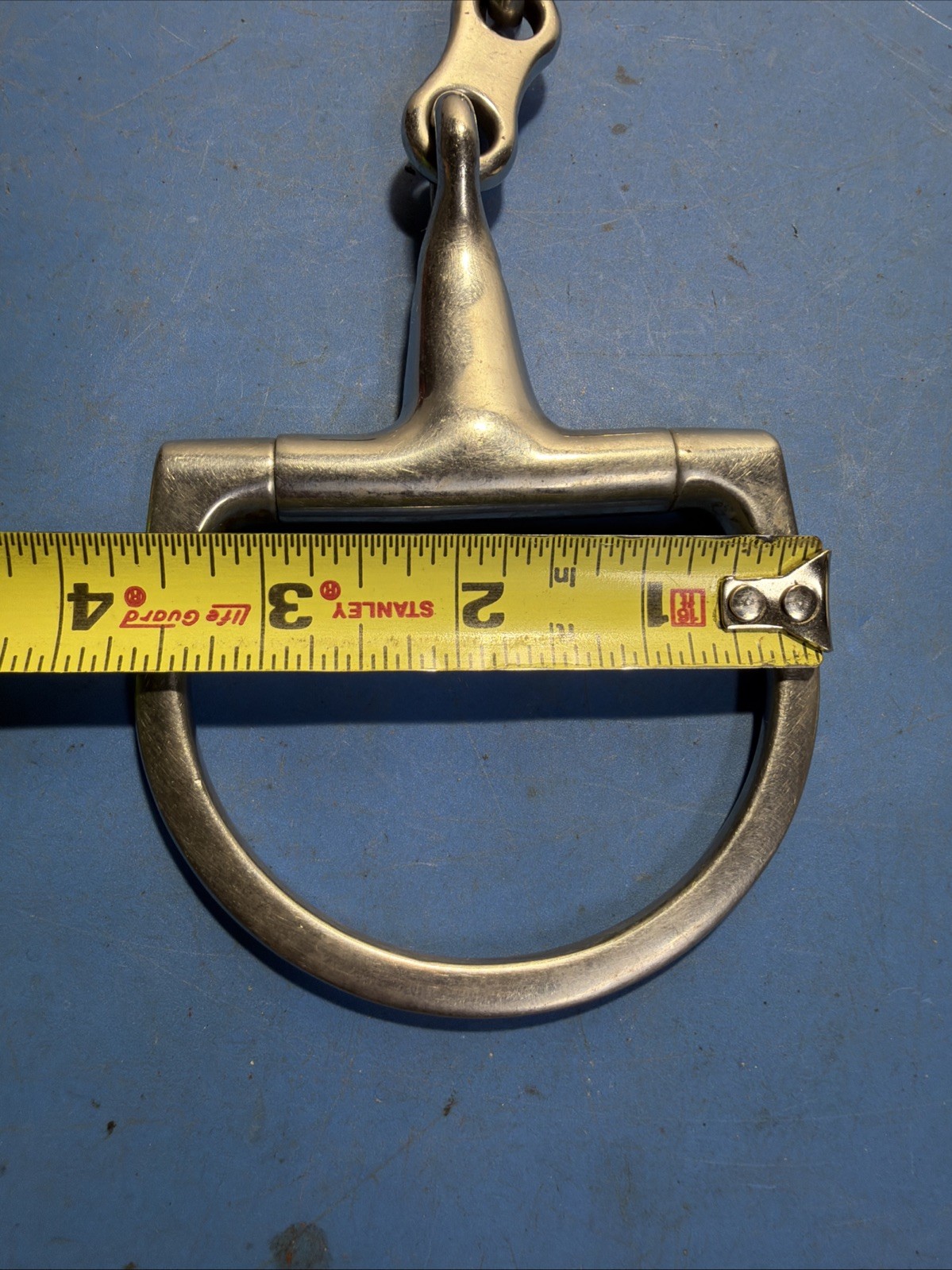 Korsteel Stainless Hunter Dee Oval Link Snaffle Bit 5inch