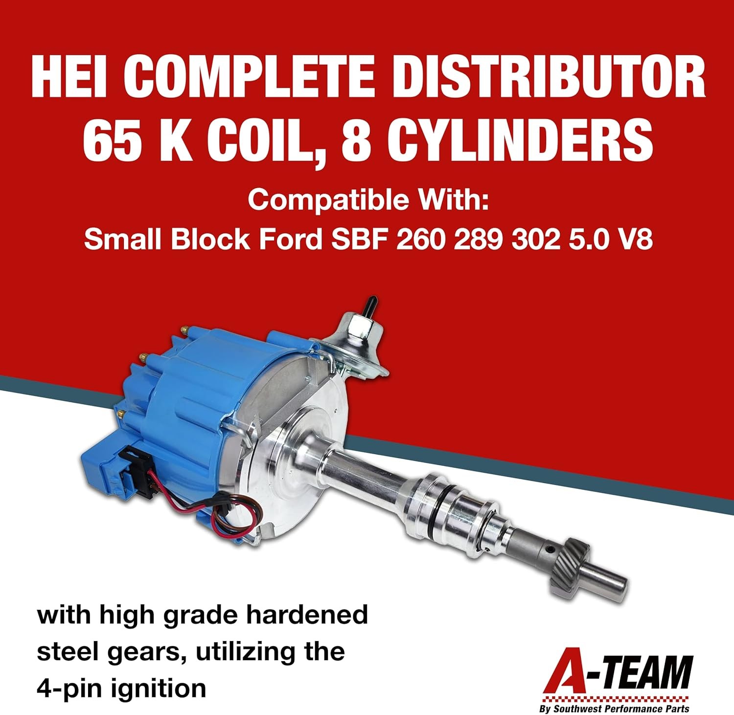 HEI Electronic Distributor - 65K Spark & Performance Coil - One Wire
