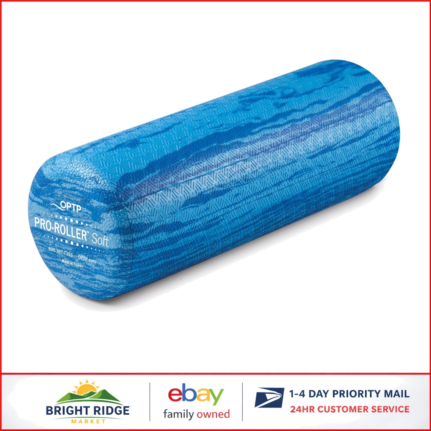 Soft Density Foam Roller for Physical Therapy, Yoga, Pilates & Muscle Recovery