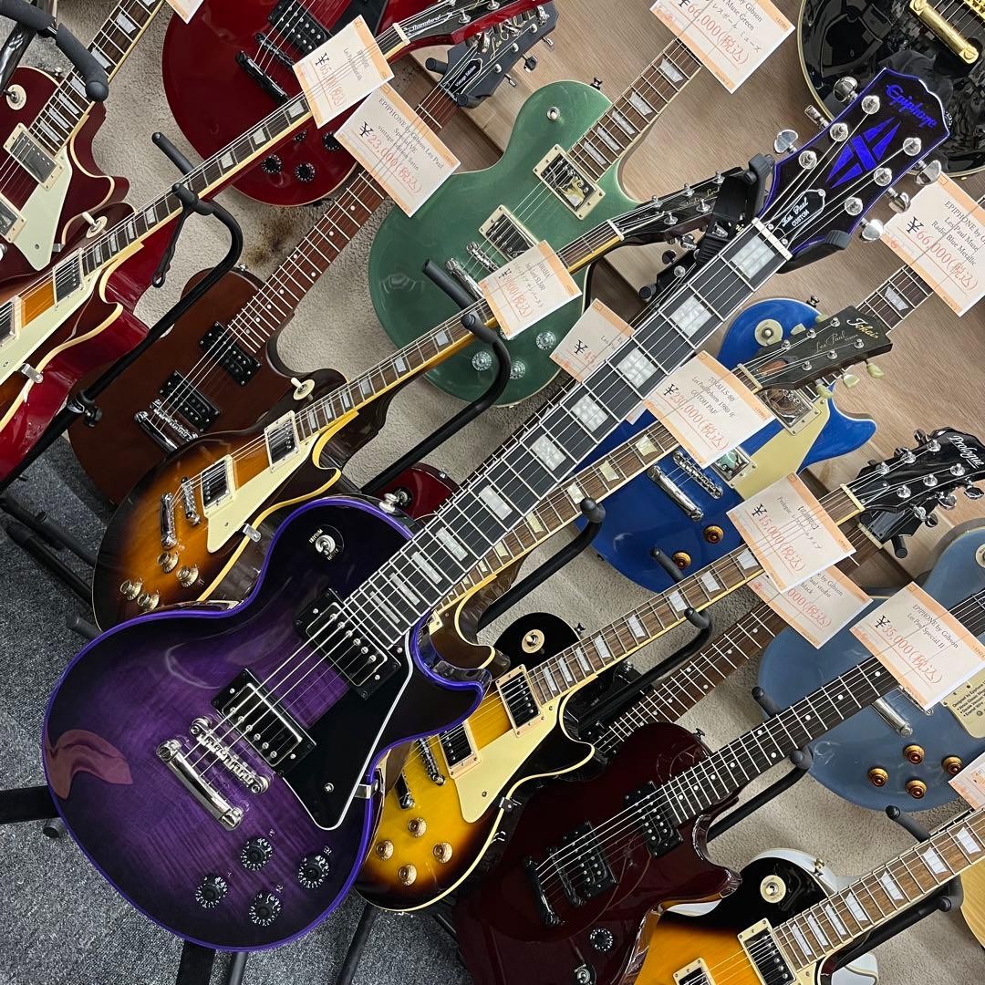 12617 Epiphone Les Paul Custom Purple