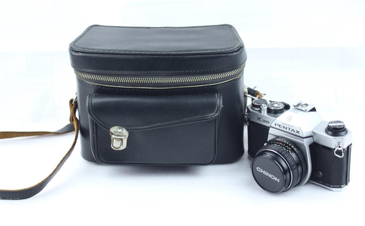 Black Film Camera Bag (fits Canon Nikon)