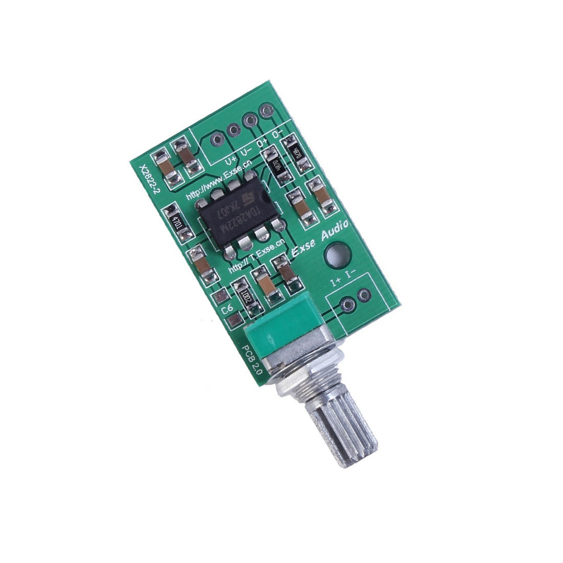 DC 3V-9V TDA2822M Mini Mono Audio Single Power Volume 2W Amplifier Board Module