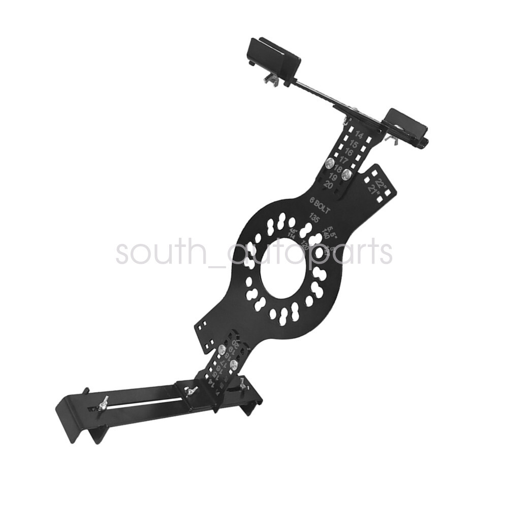 Wheel Fitment Simulator Tool, Tire Size Fit Test Measuring Mockup, 6-Lug Pattern