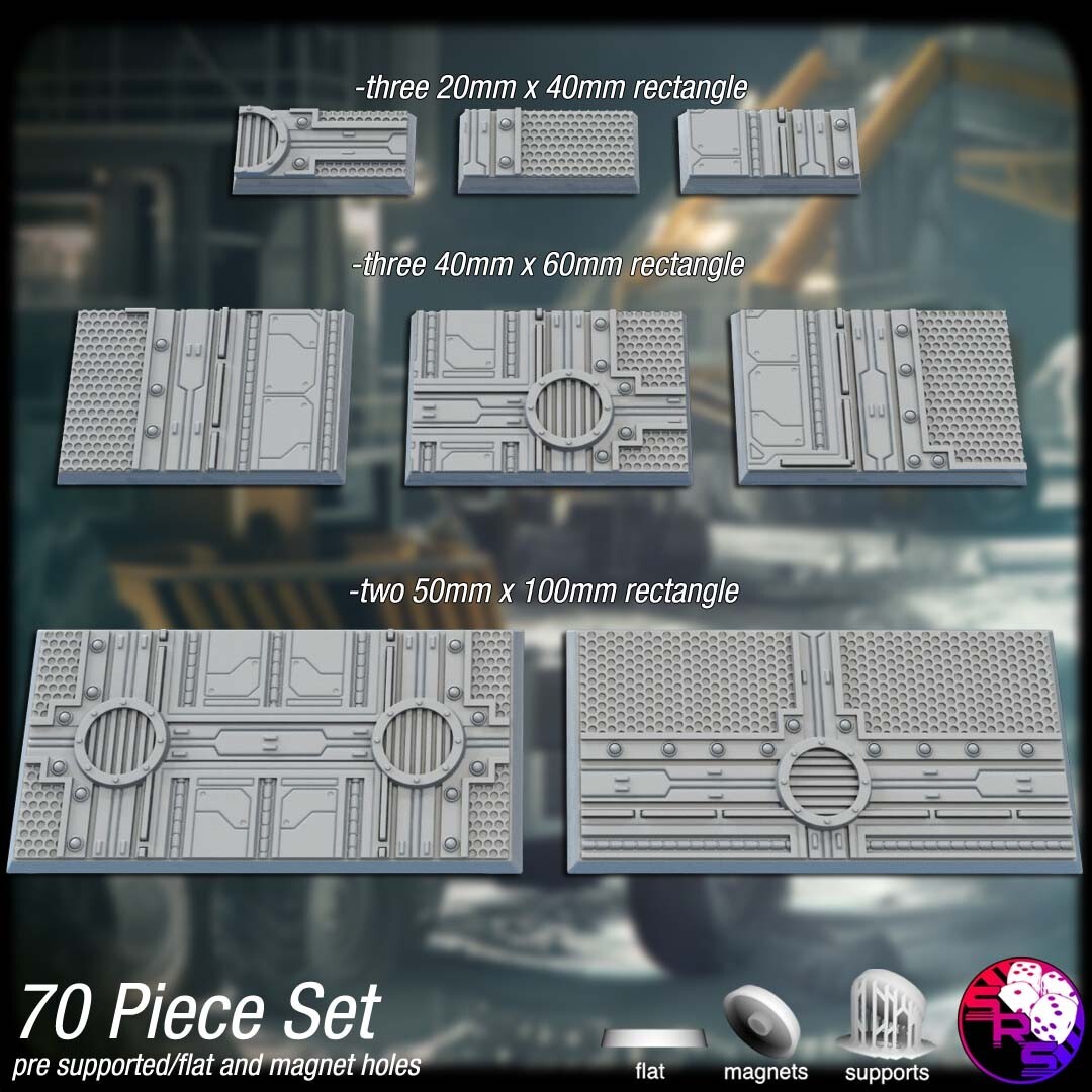 Tech bases Legion Terrain Scenery Tabletop Miniatures 28mm