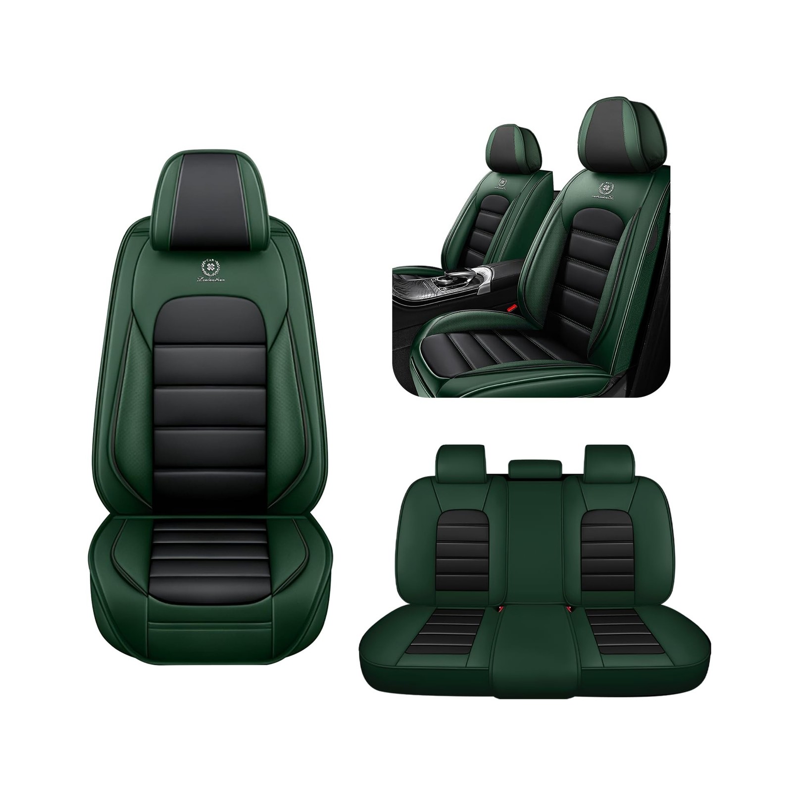 Waterproof Car Seat Cover for Toyota Tundra 2000-2026 Nappa Leather Front and...