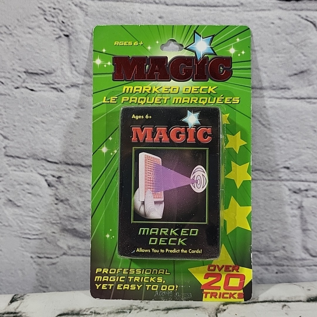 Magic Marked Deck Cards Stage Magician Over 20 Tricks Fantasm Toys 2011 New
