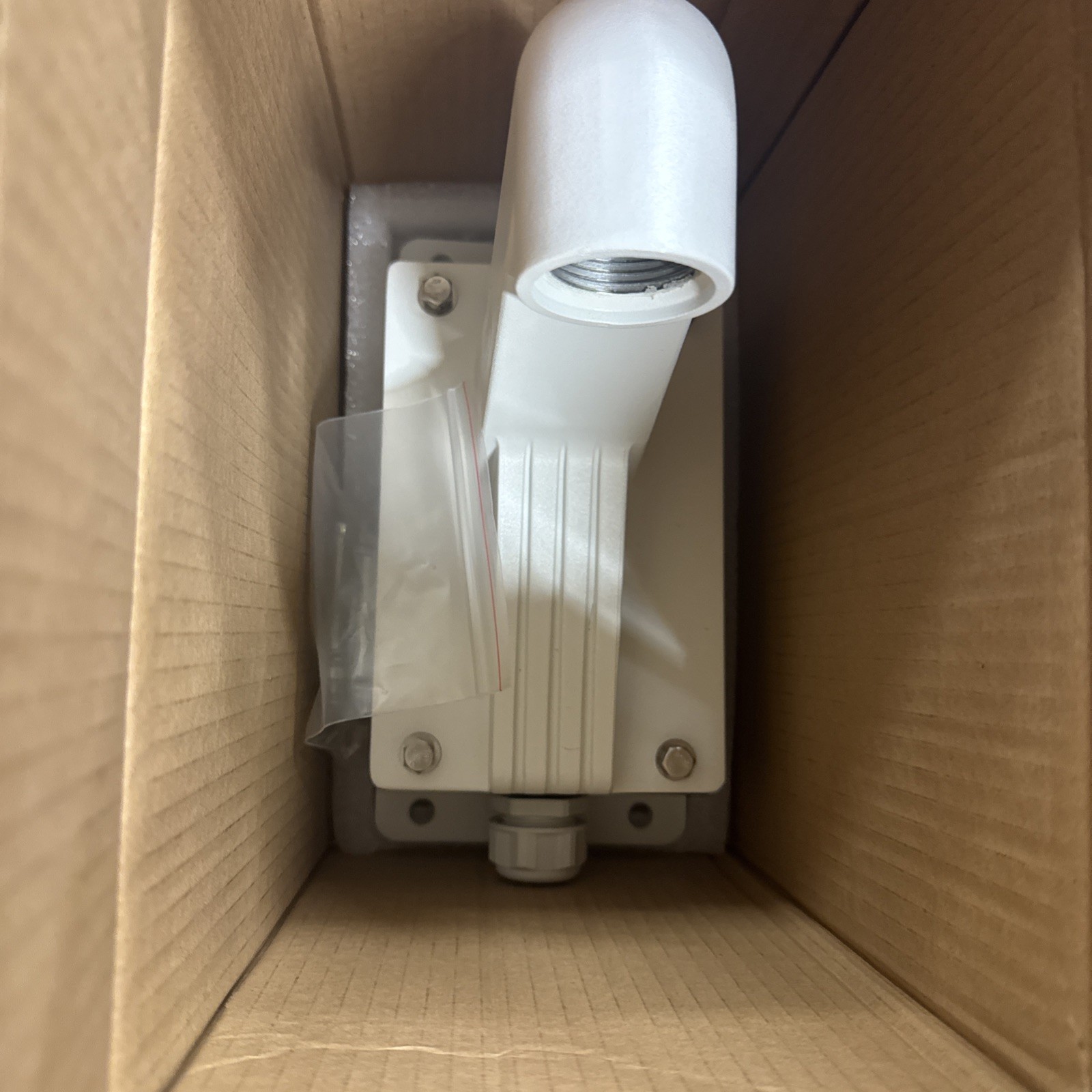 Hikvision WML 302700464 White Long Camera Wall Mount Bracket w/Junction Box bin4