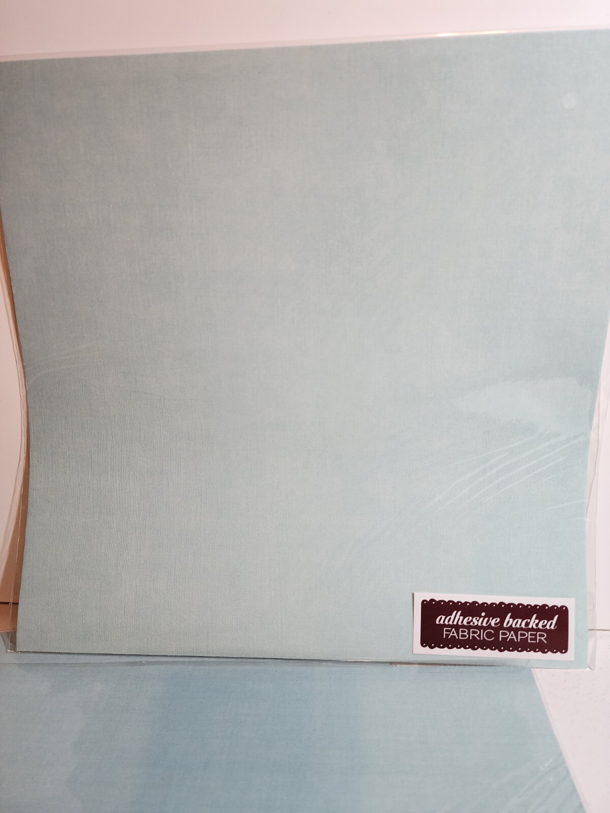 Fabric Adhesive Scrapbook paper Sheets 12x12 - 16 SHEETS