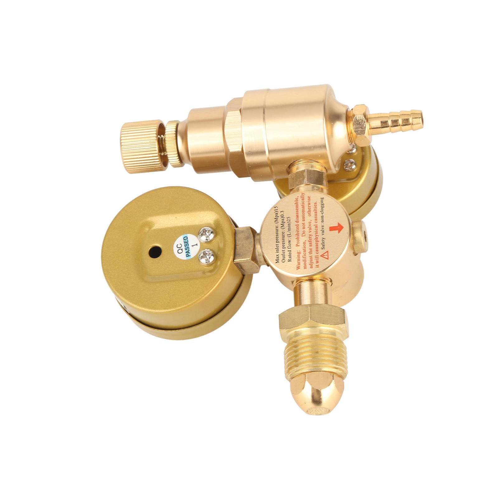 Welder Gas Regulator Agron CO2 Gauge Meter Valve MIG TIG Flowmeter G5/8