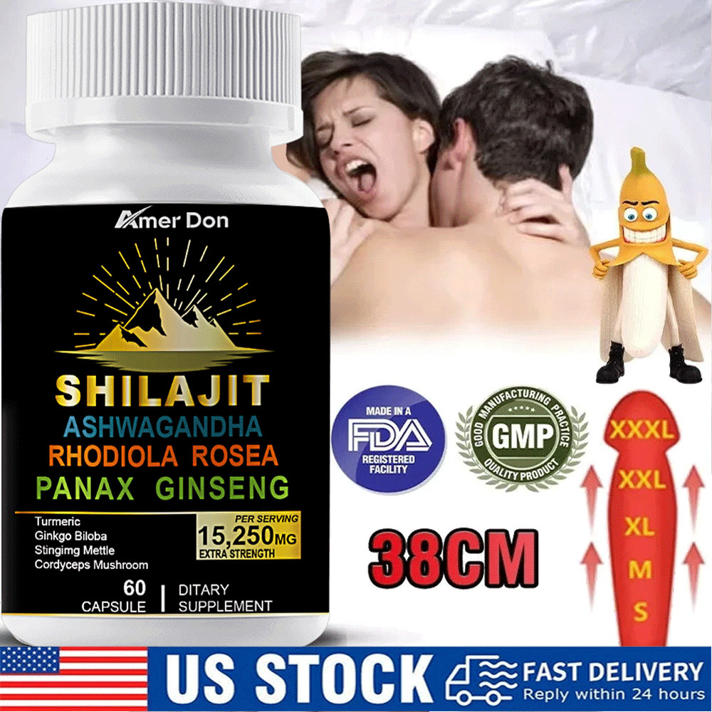 Male Enhancement Capsules Booster & Thicker Last Longer Stronger Bigger 60 Caps