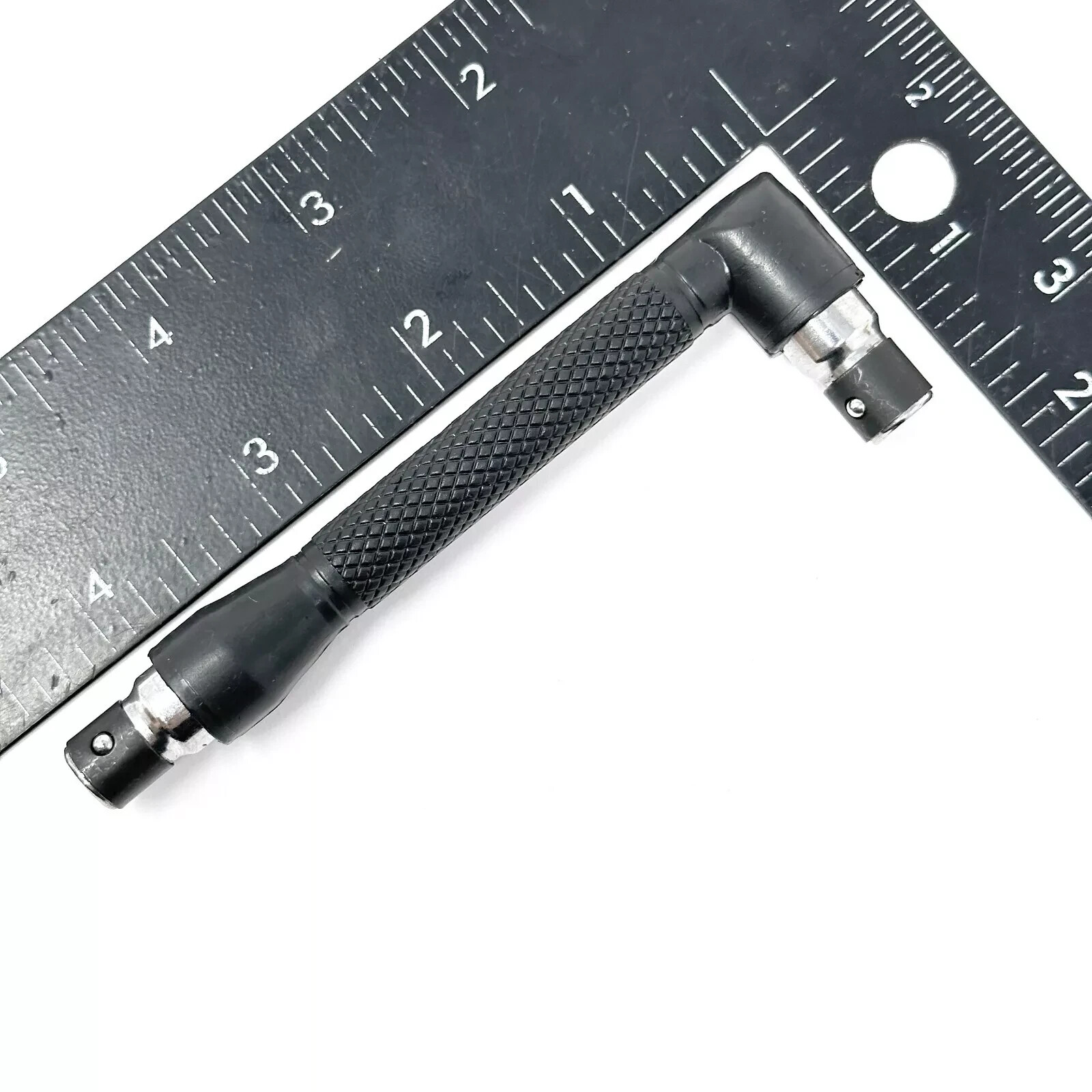 OHIY L Shape Double End Bit Holder Mini Socket Wrench for 1/4 in Hex Insert Bits