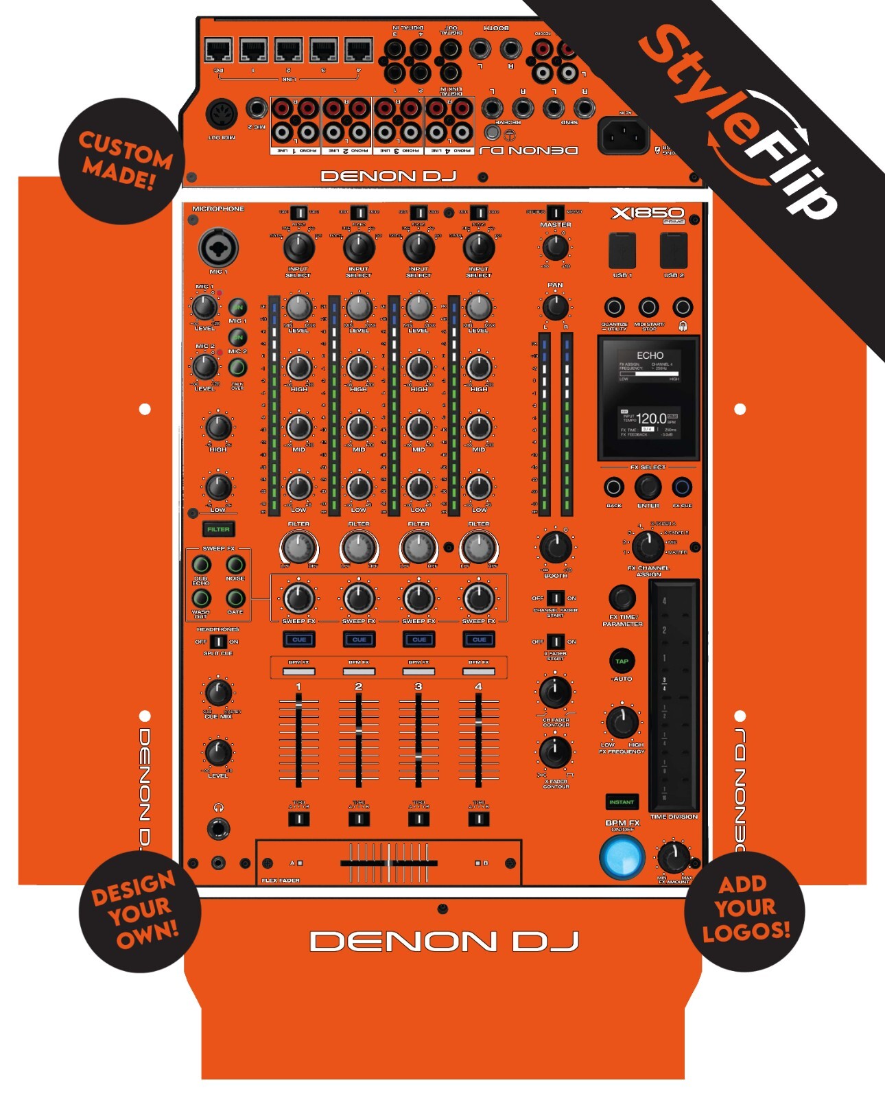 Denon X1850 Prime Skin | Custom Design | Protective Decal | StyleFlip Skins