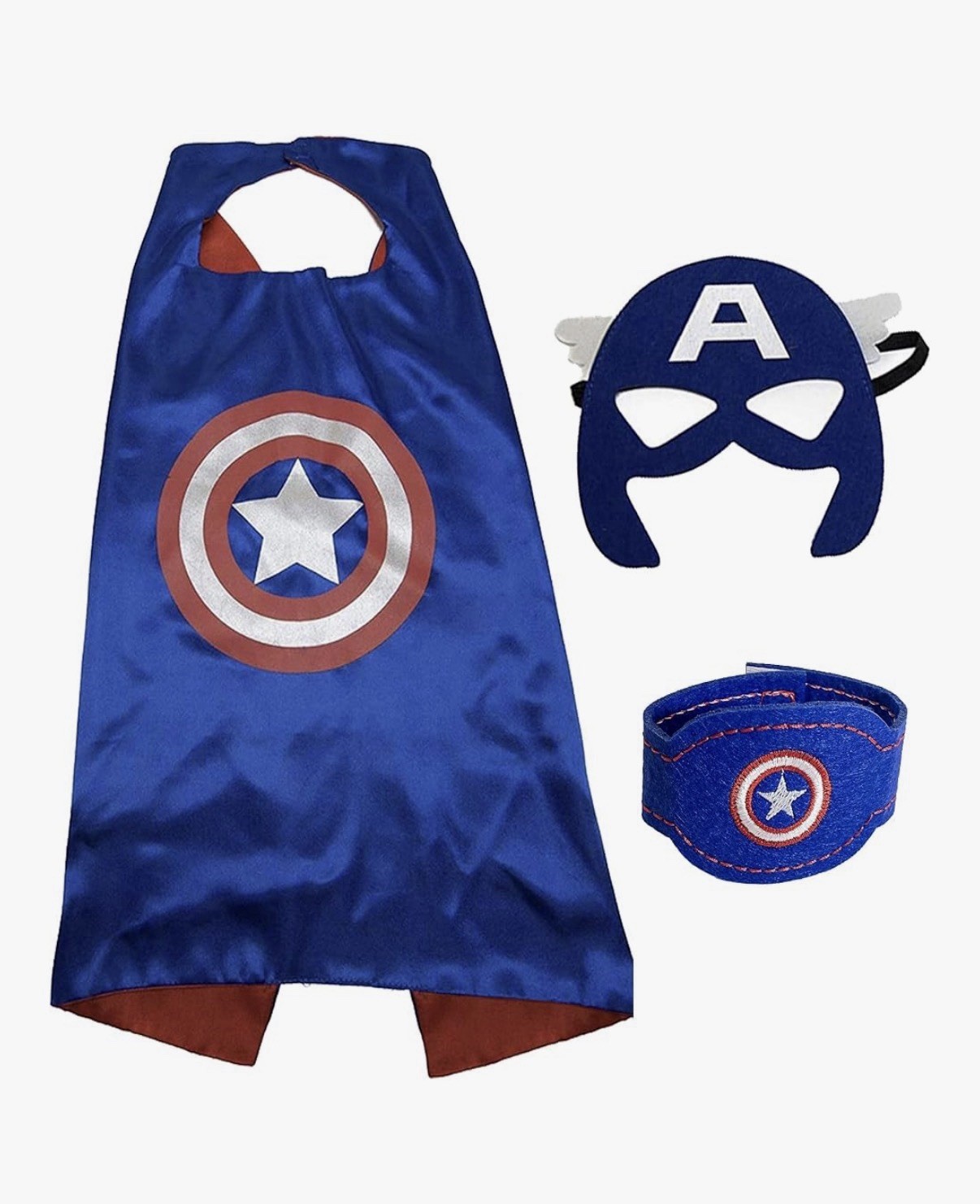 Superhero Capes and Masks for Kids - Satin Capes, Felt Masks for Boys