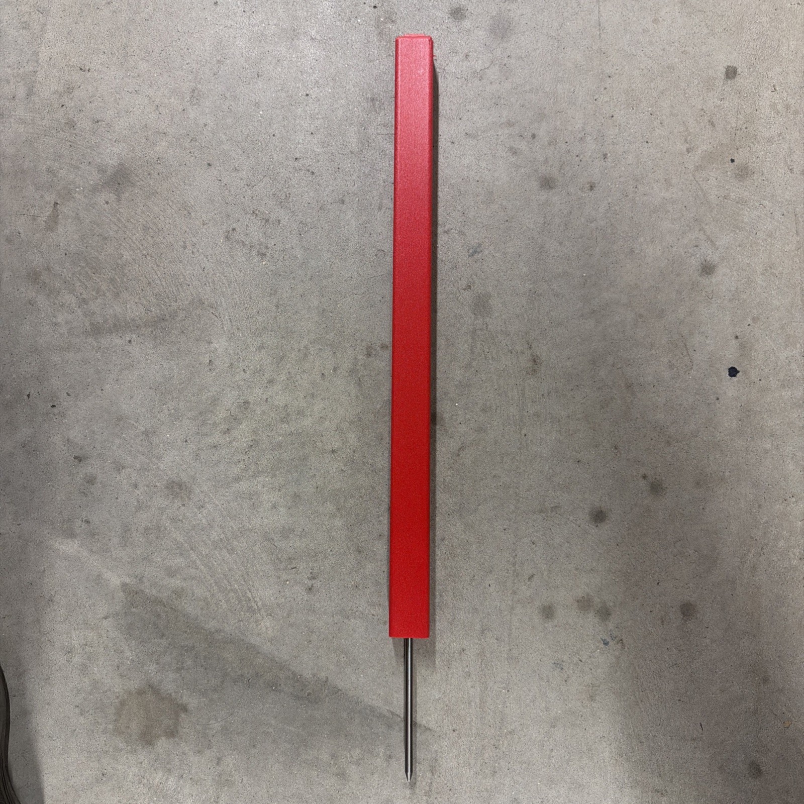 25 QTY Par Aide 24” Red Hazard Marker W Spike 11436-25