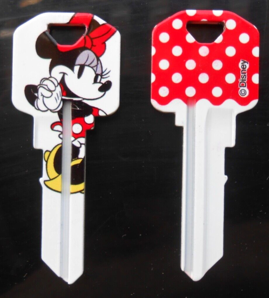 (1)  Minnie Mouse  Kwikset House Key Blank KW1/KW10