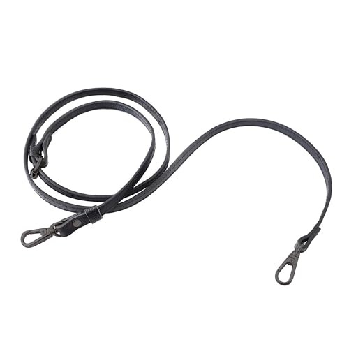 Genuine Leather Purse Strap Purse Straps Replacement Black-gun Hardware