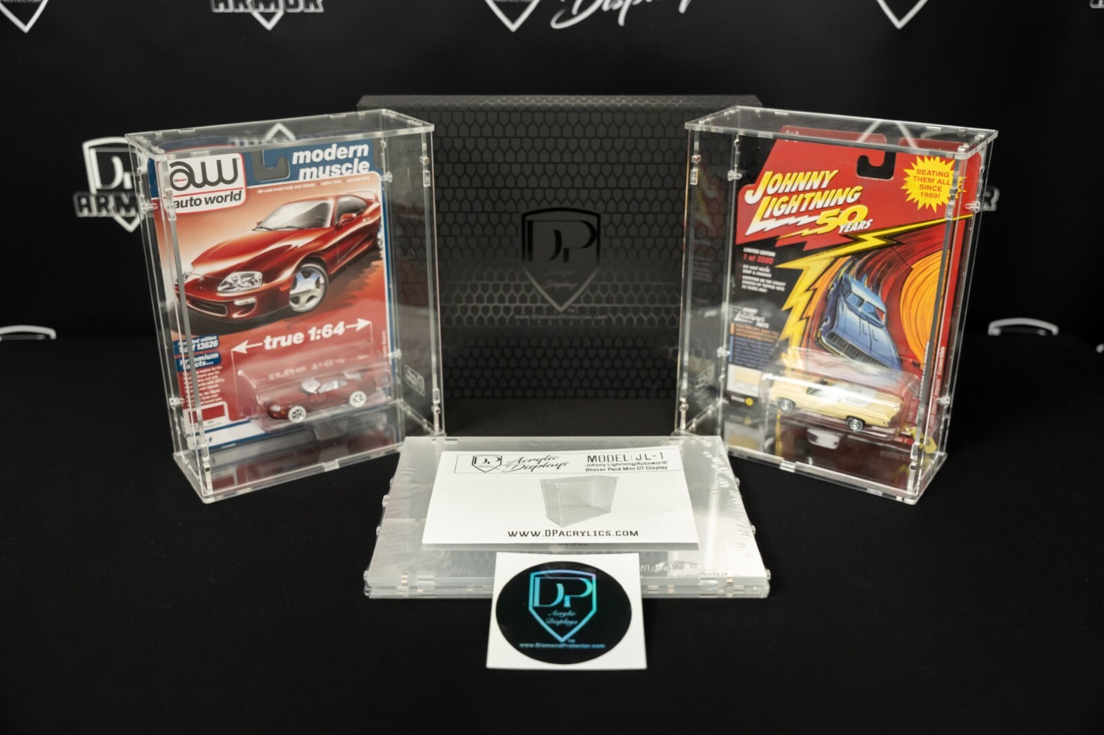 Diamond Protector Johnny Lightning/Auto World/Mini GT Acrylic Display (JL-1)