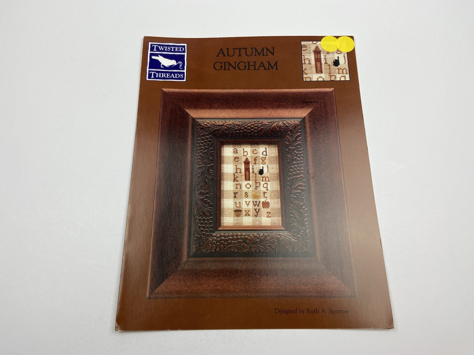 Twisted Threads Autumn Gingham Sampler Counted Cross Stitch Pattern