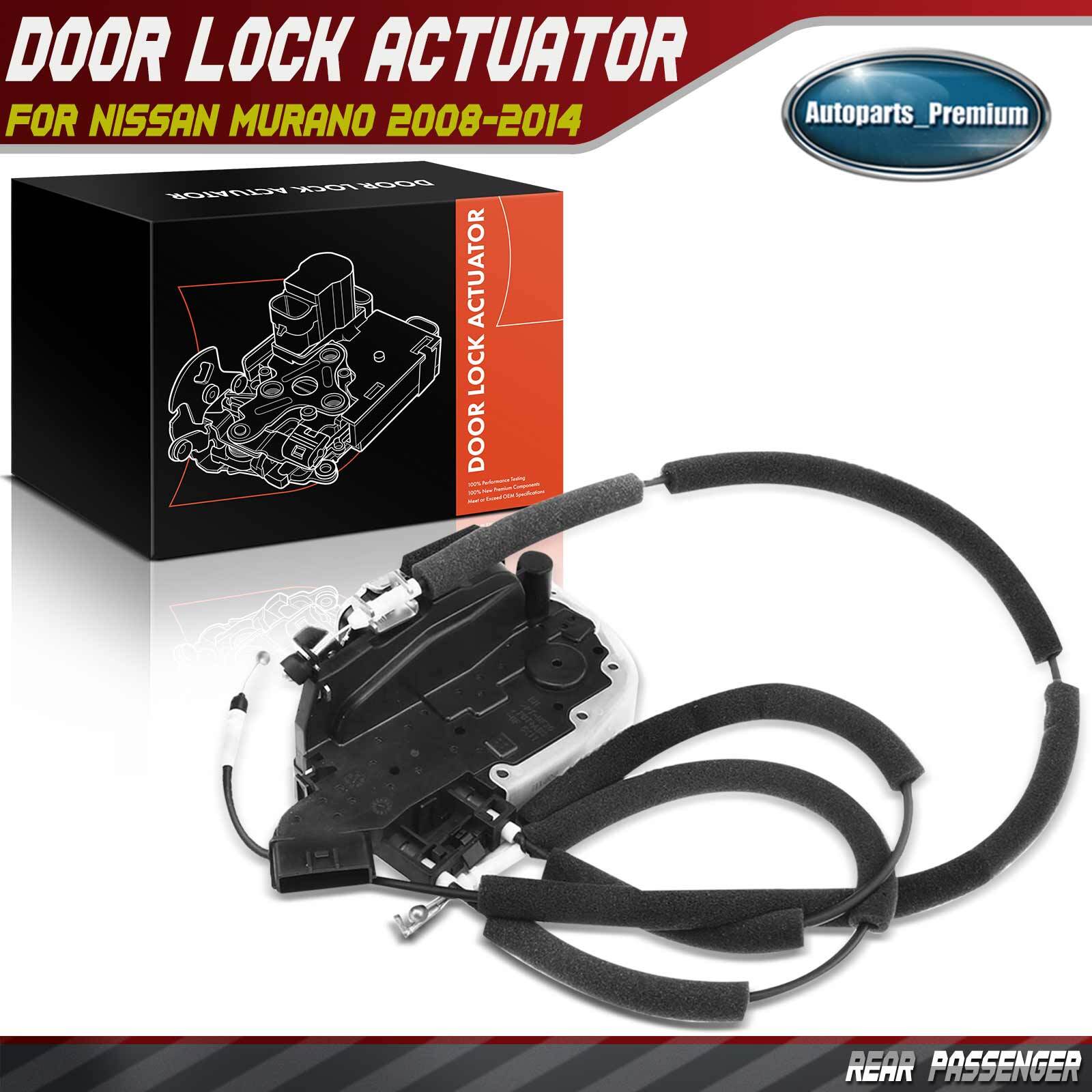 Door Lock Actuator for Nissan Murano 2008 2009 2010-2014 Rear Right Passenger
