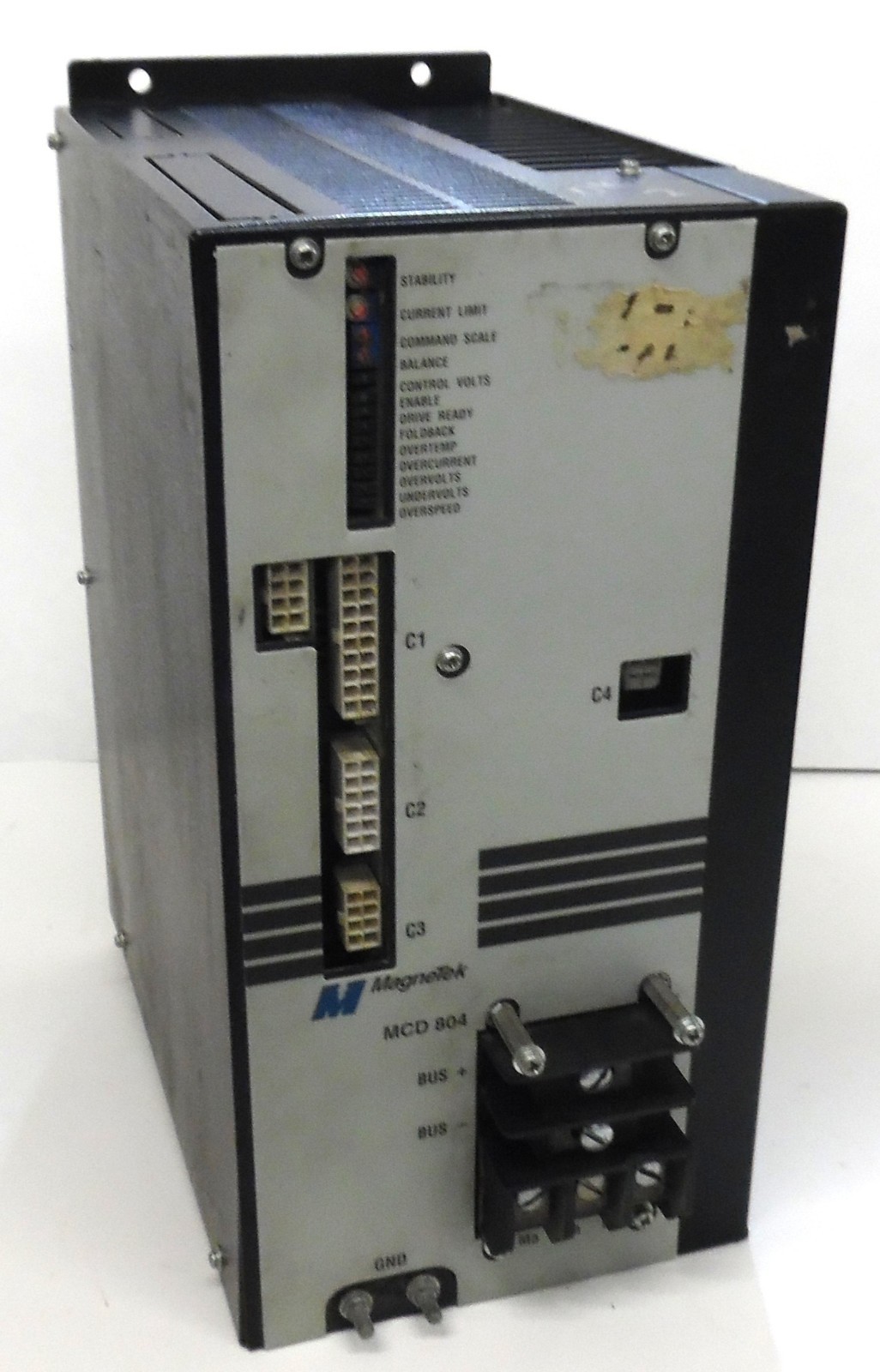 MAGNETEK MCD804 A4-255-010/M866BC SERVO DRIVE, INPUT 310VDC, 78 ADC