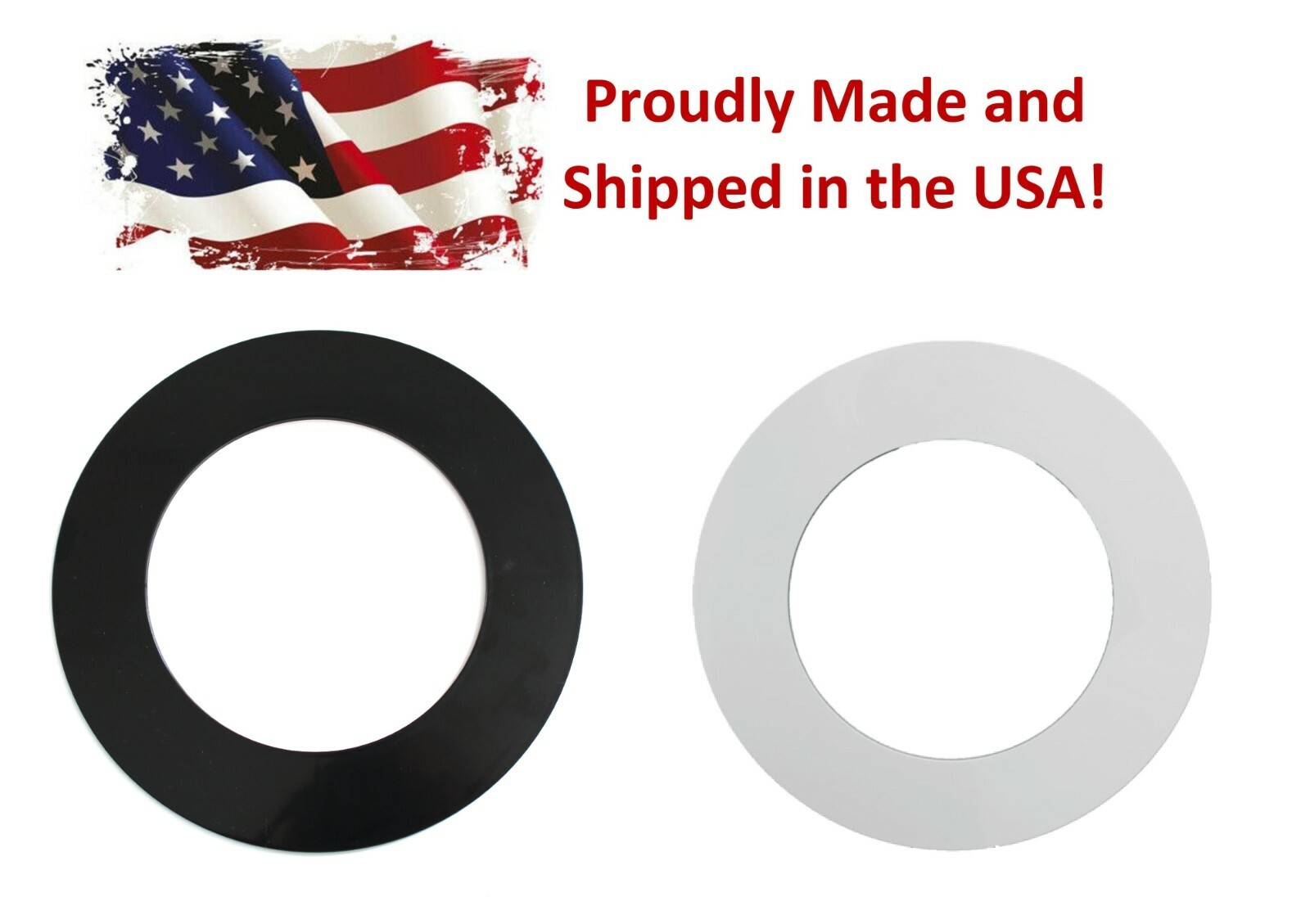 Trim Rings Plastic Ring 10" Inch Recessed Lightening Fixture Multi-Colors & Qtys