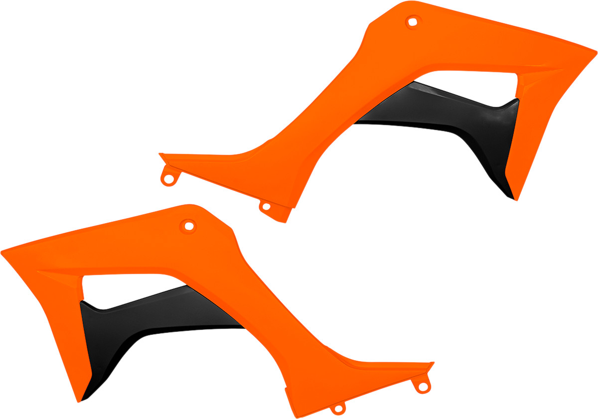UFO Radiator Shrouds Florescent Orange HO05600-FFLU