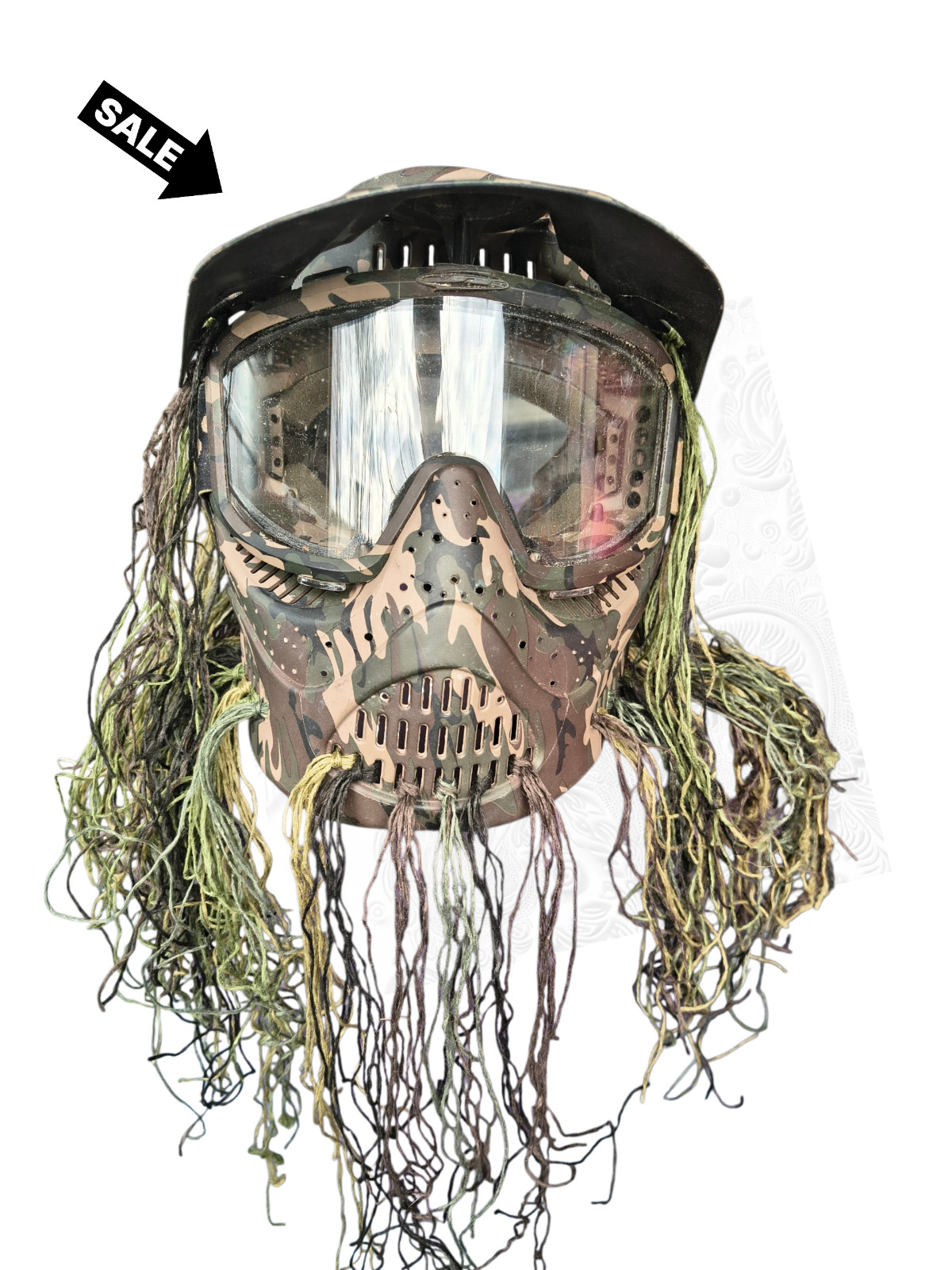 JT Spectra Flex 8 Full Coverage Camoflauge Thermal Paintball Goggles Mask - Camo