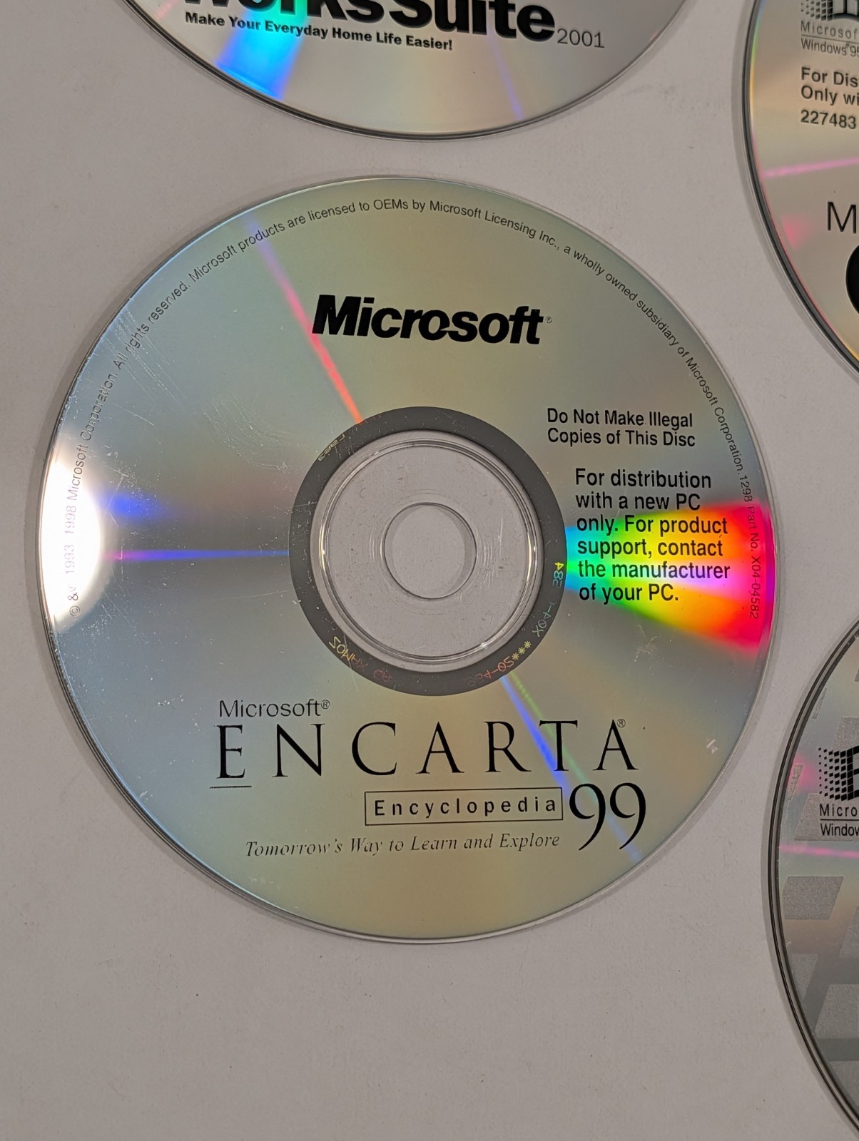 11 Loose Microsoft Windows Software PC CD-ROM Lot | Discs Only