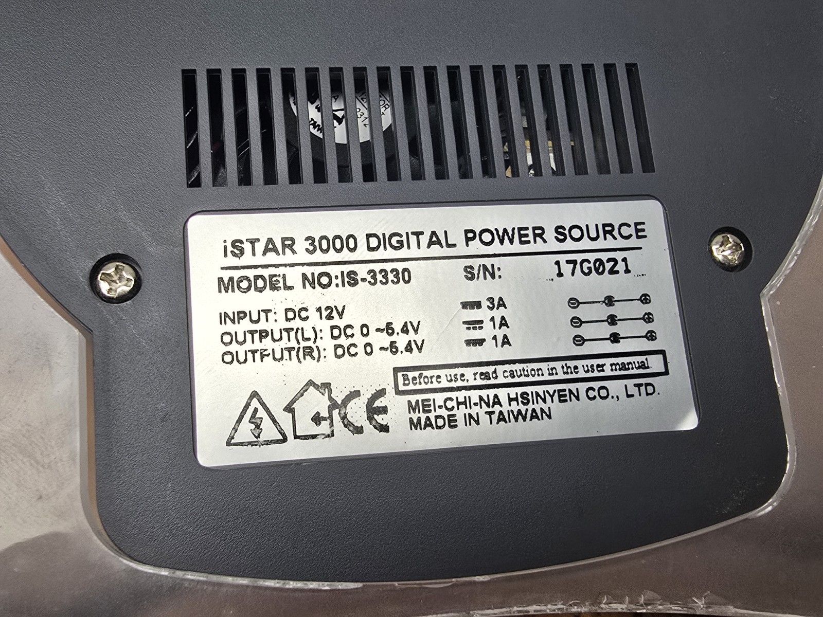 MEI-CHI-NA ISTAR 3000 Digital Power Source permanent makeup Tattoo NOT WORKING