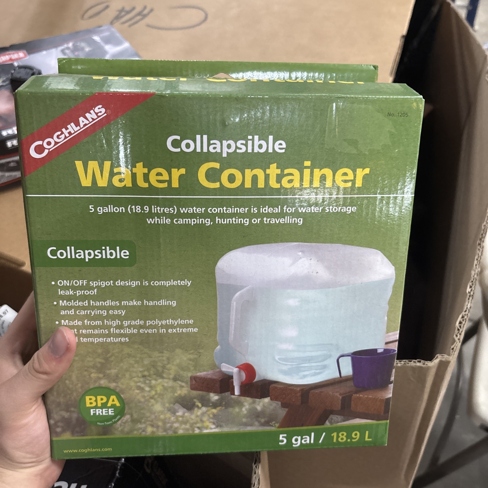Coghlans Ltd 1205 5 Gallon Plastic Water Container