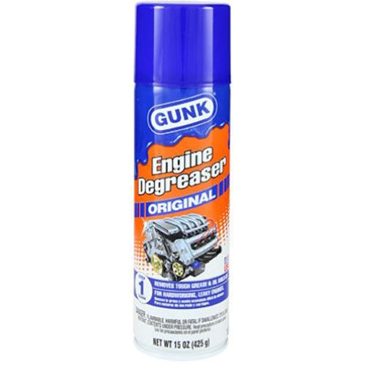 Gunk EB1 Engine Brite Original Heavy Duty Engine Degreaser and Microfiber Cloth