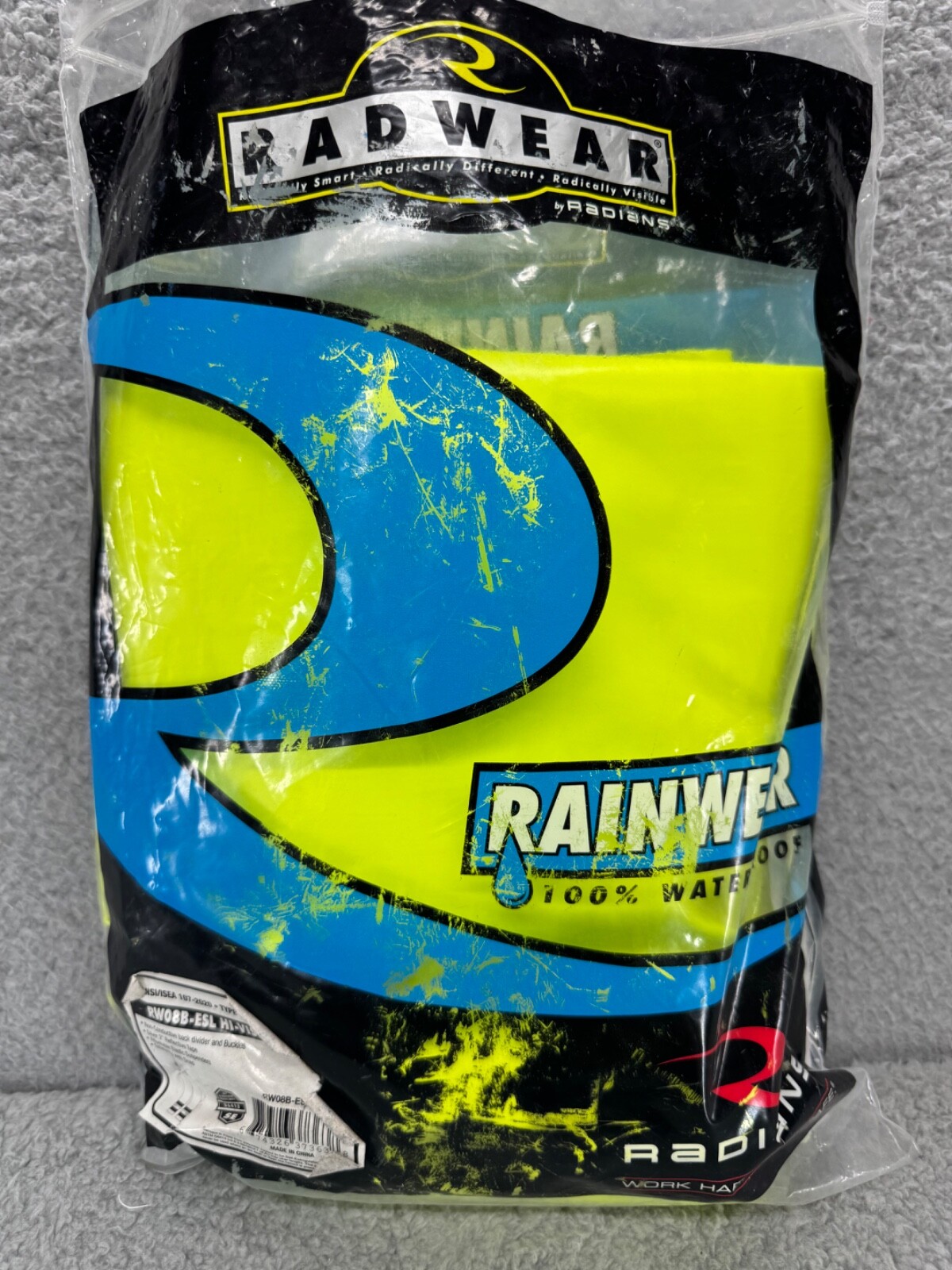 Radwear By Radians ANSI/ISEA 107-2020 Type R Waterproof Bib Rain Pants Size 2XL