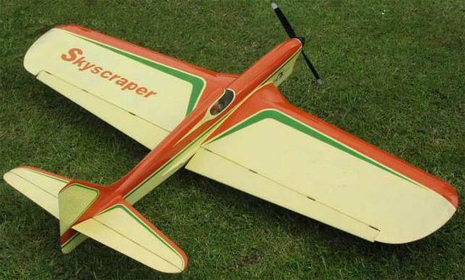 Model Airplane Plans (UC): SKYSCRAPER Classic Palmer 60" UC Stunt for .45 Engine