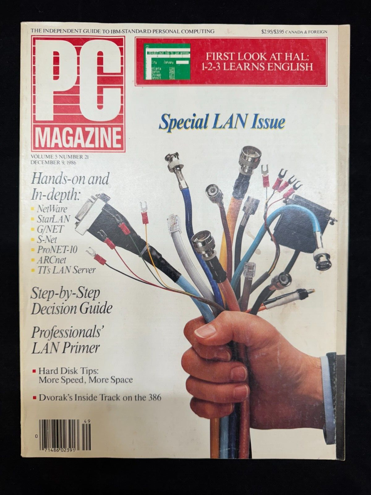 PC Magazine December 1986 Special LAN Issue
