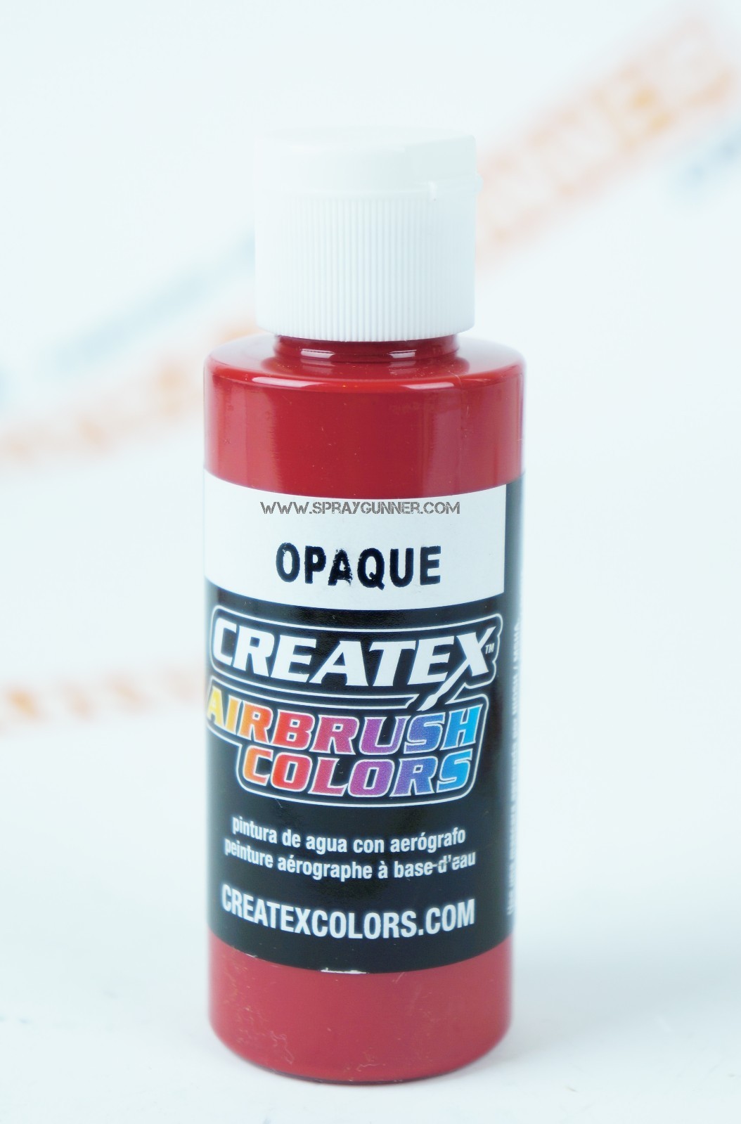 Createx Airbrush Colors 5210 Opaque Red 4oz. water-based airbrushing paint