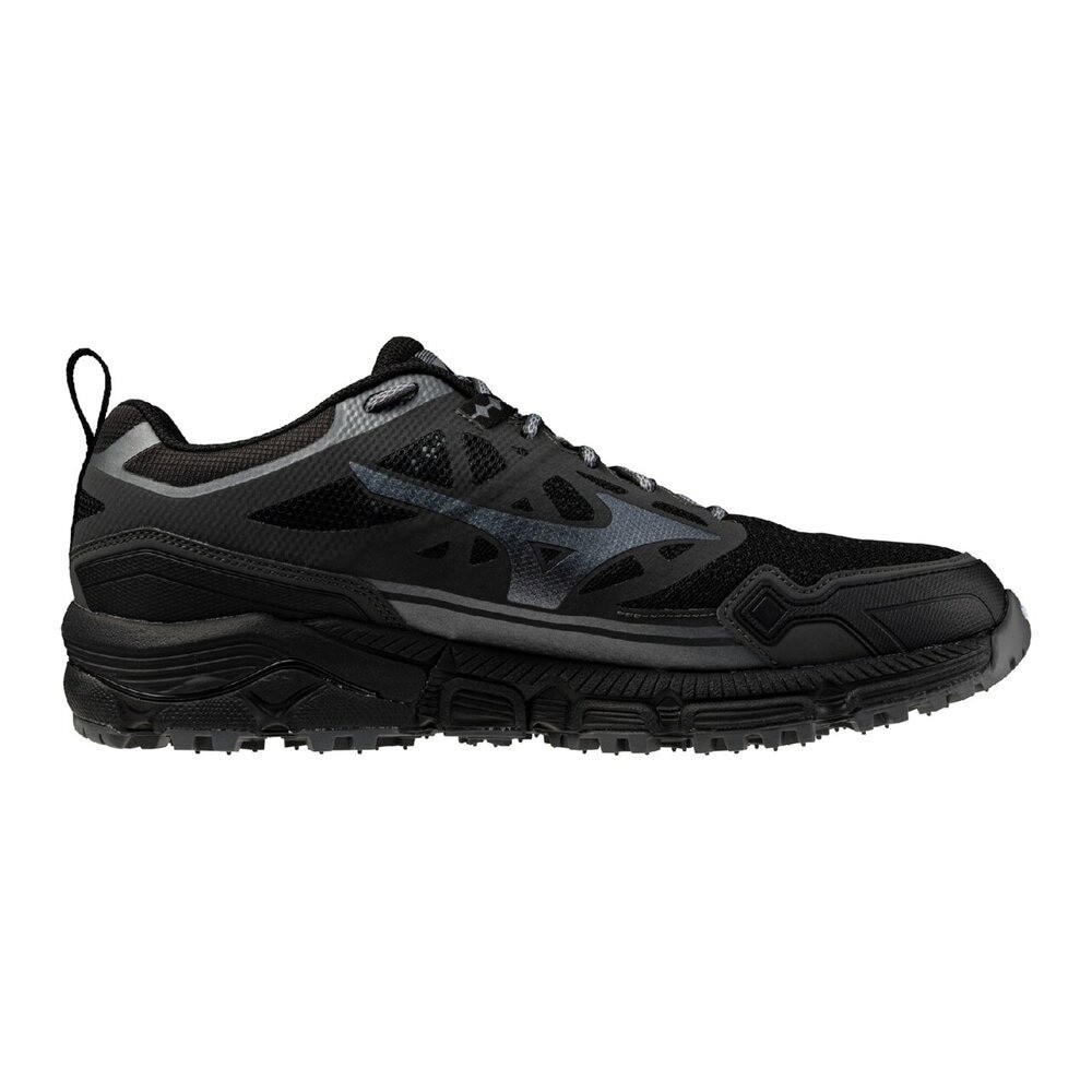 Mizuno Wave Daichi LS Black Silver Metallic Grey D1GA260101 Men's Size