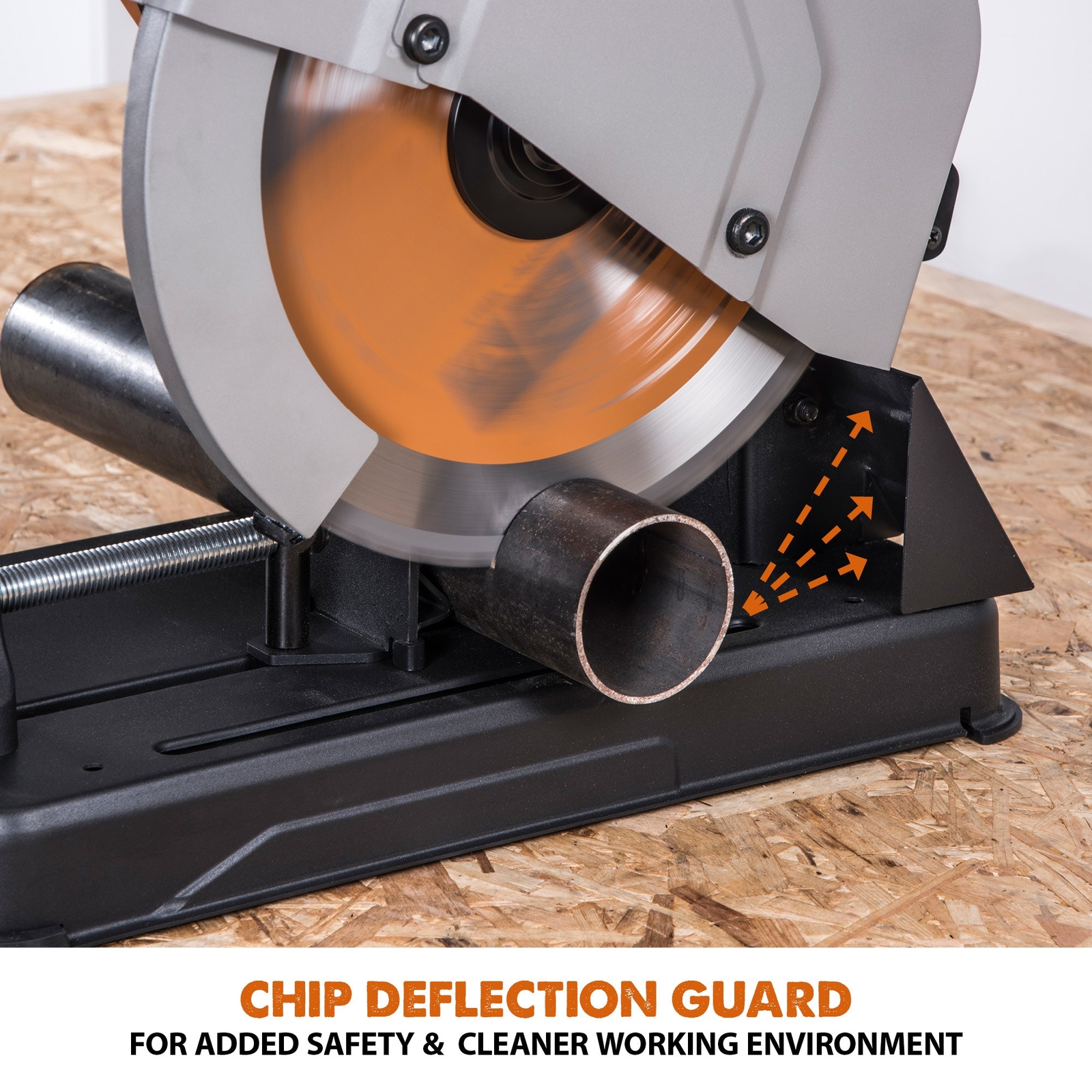 Evolution R355CPS: Multi-Material Cutting Chop Saw With 14 in. Blade