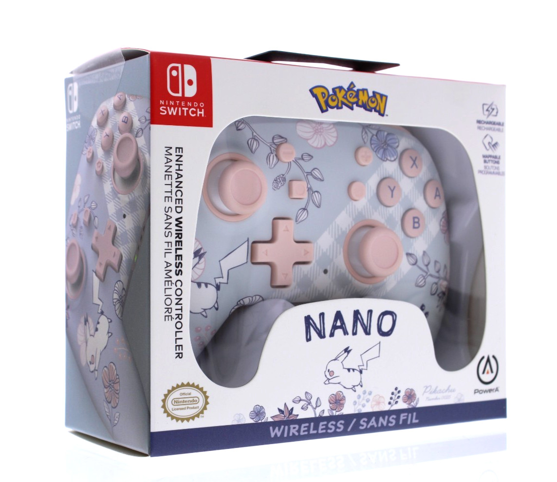 PowerA Nano Enhanced Wireless Controller - Pikachu Garden NWLC001