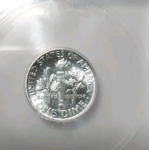 1963 P Roosevelt Dime ICG MS65 FB Full Band 90% Silver