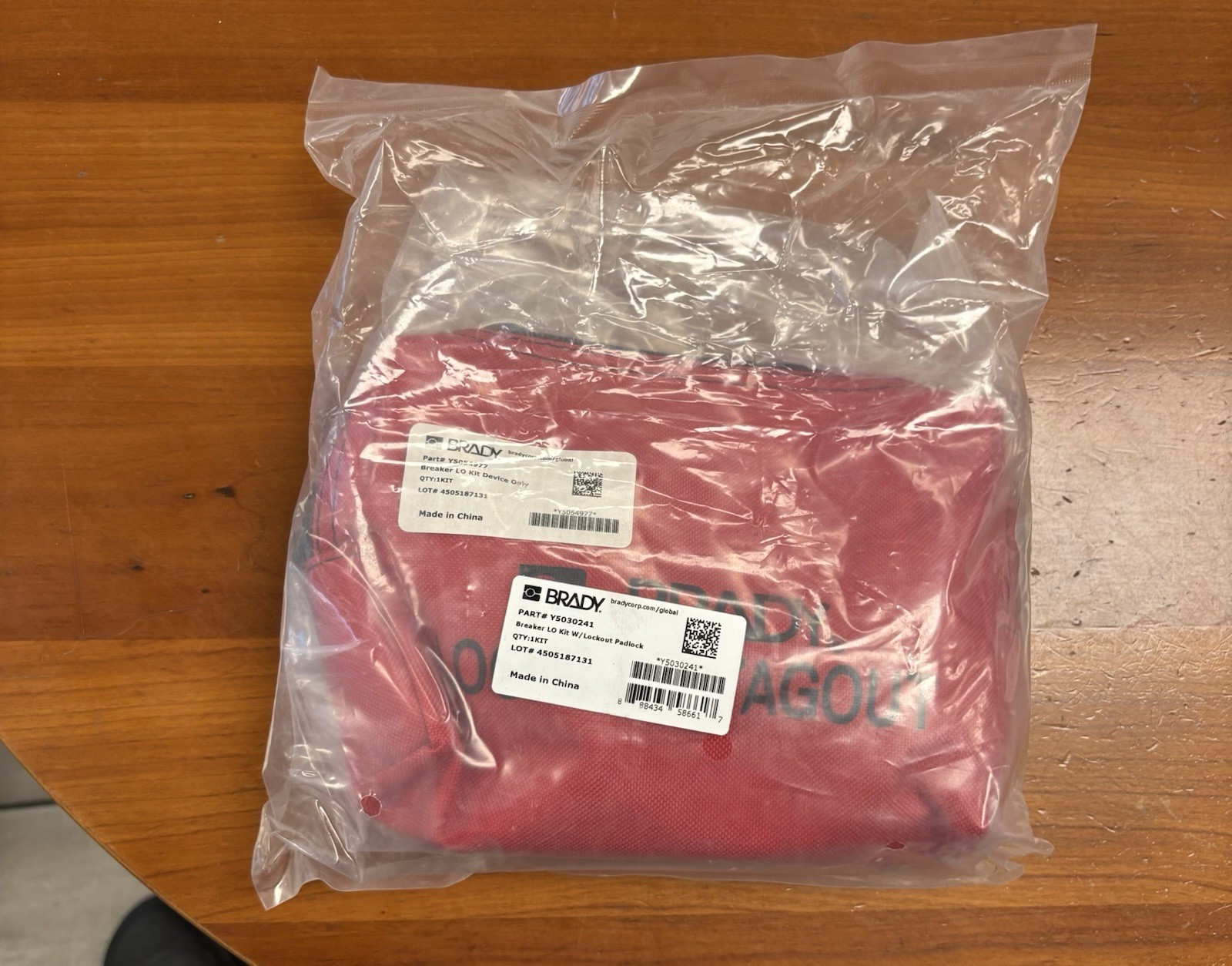 Brady Lockout Tagout Kit