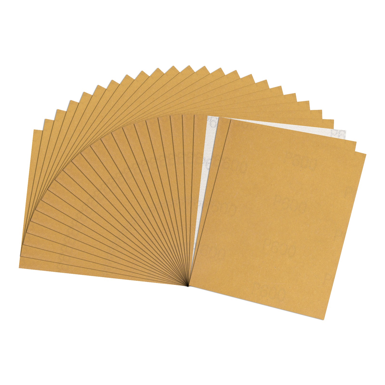 Sandpapers (4.5" x 5.5"/114mm x 140mm) 25 Sheet, 600 Grit, Aluminum Oxide