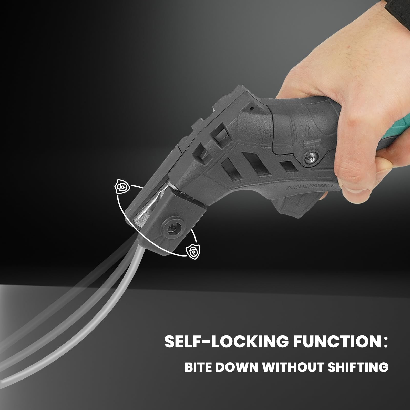 Ergonomic 600AMP Welding Electrode Holder, MultiAngle Copper Rod Clamp