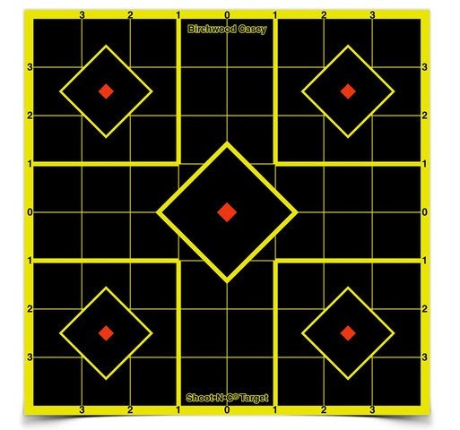 Birchwood Casey Shoot-N-C Reactive Targets - 8" - 15 Self Adhesive Targets