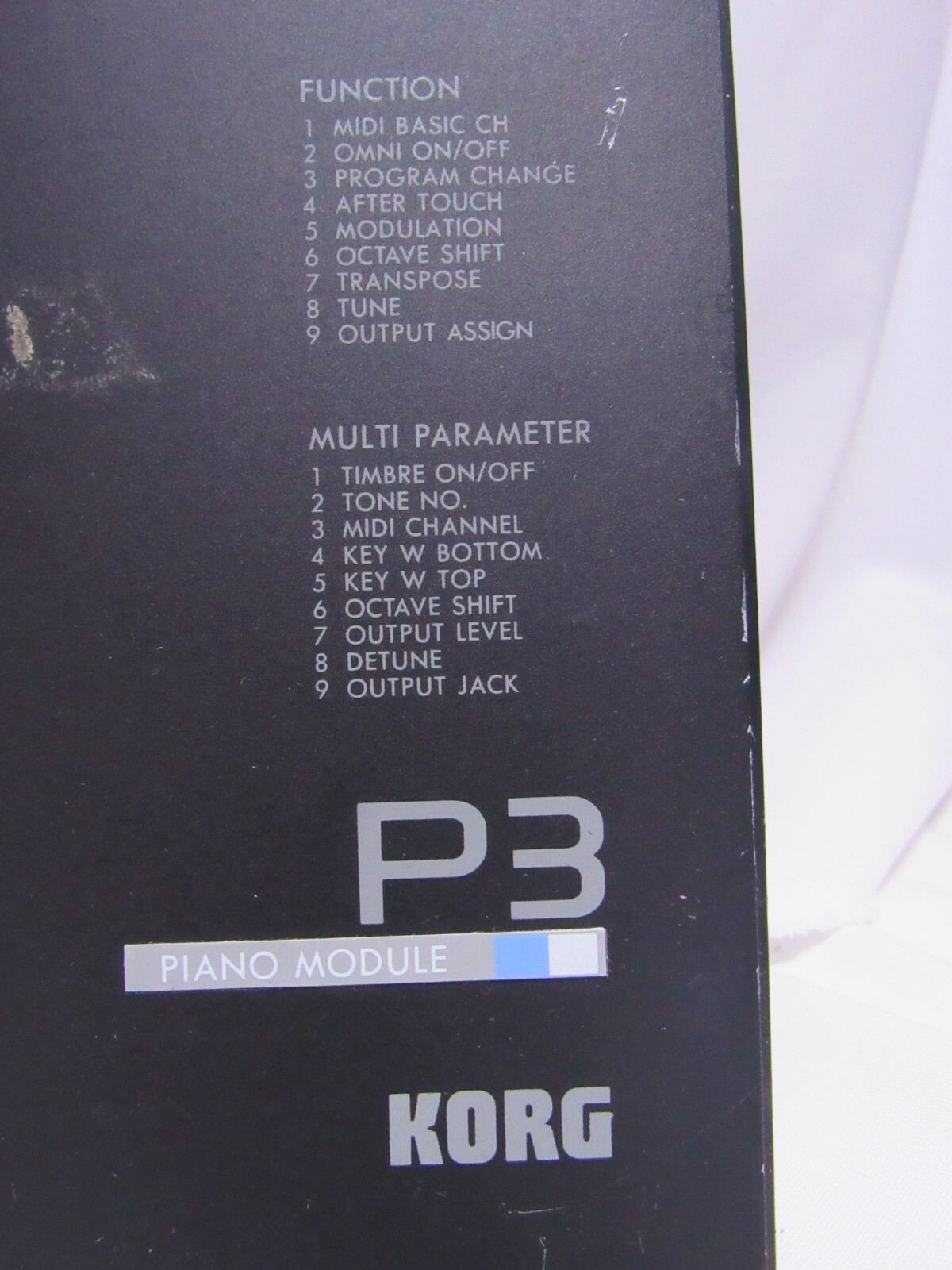 Korg P3 Piano Module