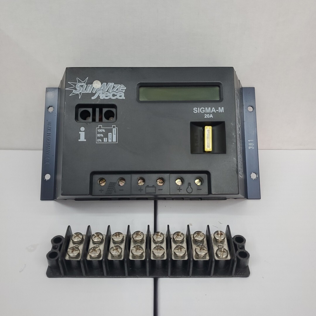 SunWize Steca SIGMA-M Solar Charger Controller 20A 12/24V w/ Connection Block